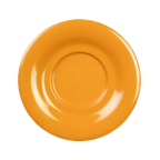 Thumbnail image #1 for Thunder Group CR9108YW Yellow Melamine Mug Saucer, 5-1/2-inch Diameter Case of 10 Dozen