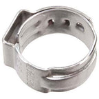 Thumbnail image #1 for AllPoints Foodservice Parts & Supplies 1421120 Stainless Steel Gas Hose Tab Clamp, 3/8 in OD, .355–.420 in Range