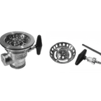 Thumbnail image #1 for Component Hardware Encore DSS-8000-P Universal Rotary Sink Drain, 3-1/2" Opening, 1-1/2" & 2" NPT, 316 Stainless Steel