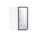 Thumbnail image #1 for Risch SEWNAAP 4.25X11/4.25X11-NYLON Sewn Nylon Menu Add-A-Page Insert with Clear Pocket, 4-1/4 x 11 Inch Case of 24