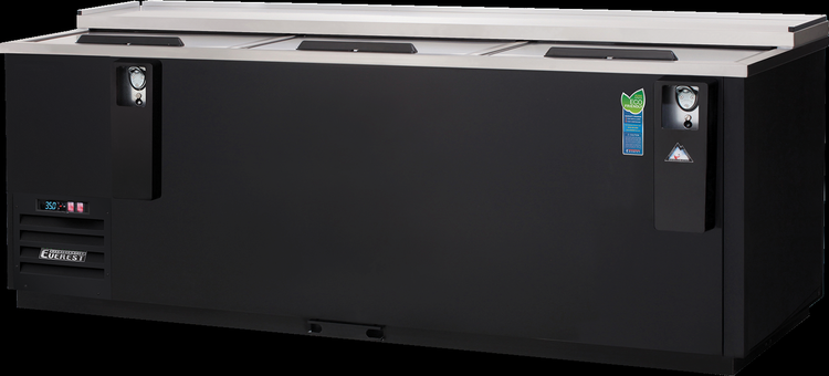 Product image #5 for Everest Refrigeration EBC95 95-1/8-Inch Horizontal Bottle Cooler with 31 Cu. Ft. Capacity and Stainless Steel Countertop