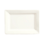 Thumbnail image #1 for Libbey Slate SL-20 Rectangular Porcelain Plate, 8 x 5-5/8 Inches, White