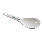 Thumbnail image #1 for Thunder Group Blue Bamboo 7005BB Melamine Rice Ladle, 1-1/2 oz., 8-1/4" x 2-3/4" Case of 30 Dozen