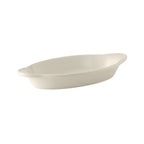 Thumbnail image #1 for Tuxton China Healthcare BEN-080 Welsh Rarebit Dish, 8 oz, Oval Ceramic 1 Dozen