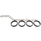 Thumbnail image #1 for Prince Castle 122-032 In-Line Egg Ring with 4 Removable 3-3/4-inch Round Nonstick Rings