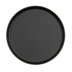 Thumbnail image #1 for Cal-Mil Arista 26107-10-13 10" Round Melamine Plate with Raised Rim, Matte Black Case of 6