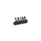 Thumbnail image #1 for American Metalcraft MSBSK15 Mini Metal Laser-Cut Sign, Black, 0.625"W x 1.5"D x 0.75"H Case of 144