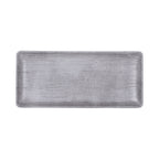 Thumbnail image #5 for G.E.T. Denali - EGS B20378-CM . . Rectangular Melamine Plate, Cement Design, 11 3/8" x 5 1/8" x 7/8"H Case of 6