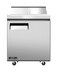Thumbnail image #5 for Juneau 28-Inch 1-Section Refrigerated Prep Table with Rear-Mounted Self-Contained Refrigeration, 8-Pan Capacity