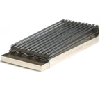 Thumbnail image #1 for Uniworld Foodservice Equipment UGT-MB12 Commercial 2-Burner Add-On Broiler Top, 12 x 24 in, Removable Grease Tray