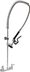 Thumbnail image #2 for John Boos Lead-Free Splash-Mount Pre-Rinse Unit with Flexible Stainless Steel Hose, 8