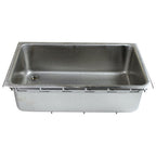 Thumbnail image #1 for AllPoints Foodservice Parts & Supplies 264574 Steam Table Well Pan with Drain, 16 x 24 x 8 in