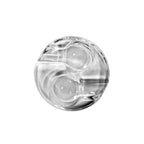 Thumbnail image #2 for Steelite International Nude Crystal, Altruist P24356C Round Clear Crystalline Cigar Ashtray, 6 Inch