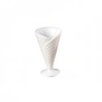 Thumbnail image #1 for CAC China Accessories ICE-8 Cone-Shaped Porcelain Ice Cream Cup, 8 oz Case of 2 Dozen
