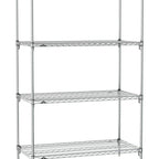 Thumbnail image #1 for Metro Super Erecta SA-1872C-74-S4 Super Adjustable Wire Stationary Starter Shelving Unit, 72"W x 18"D x 74"H, 600 lb. capacity per shelf, 2000 lb.