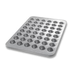 Thumbnail image #1 for Chicago Metallic Bakeware 45255 48-Cup Coated Aluminized Steel Mini Muffin Pan Case of 6