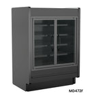 Thumbnail image #5 for Structural Concepts Fusion® MD472F 2-Section Self-Service Glass Door Freezer, Remote DX, Black, LED Lighting