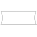 Thumbnail image #1 for Eastern Tabletop CH920 Curved Hub Buffet Front/Back Panel, 61" x 21-3/4", Laminate with Stainless Steel Edge