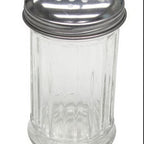 Thumbnail image #1 for Admiral Craft Equipment Corp. 90PT Glass Sugar Shaker/Pourer with Stainless Steel Perforated Top Case of 2 Dozen