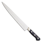 Thumbnail image #2 for Korin Inc HMI-UXHSU-270 Forged Hollow-Ground Sujihiki Slicer Knife, 10-1/2-in Swedish Steel Blade, Composite Wood Handle