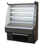 Thumbnail image #1 for RPI Industries Bandit SCRFC4878D Non-Refrigerated Air Screen Pastry Display Case, 48"W x 78"H, 4 Extra-Deep Stainless Steel Shelves