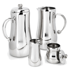 Thumbnail image #2 for Eastern Tabletop Ballerina 7230B Coffee/Tea Pot, 64 oz, 18/10 Stainless Steel, Hinged Lid
