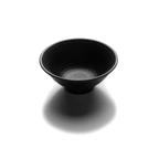 Thumbnail image #1 for G.E.T. Zen - EGS JW1005-B Round Black Melamine Bowl, 14 oz., 5-5/8" Diameter x 2-1/2"H Case of 6