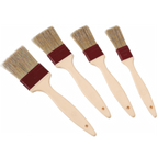 Thumbnail image #1 for Matfer Bourgeat 116012 Pastry Brush, 9-1/2" Overall, 1-1/8" Wide, Flat Natural Bristles, Plastic Handle