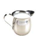 Thumbnail image #1 for TableCraft Products 2308 Stainless Steel Bell Creamer, 8 oz., with Handle, Mirror Finish Case of 12