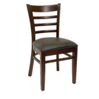 Thumbnail image #1 for ATSMFG ATS AT&S-880 MFG Stackable Side Chair, Flared Ladder Back, Beech Wood Frame Case of 2