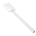 Thumbnail image #1 for TableCraft Products 1516 16" Flat Rubber Spatula, White Case of 24