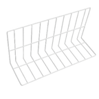 Thumbnail image #1 for G.E.T. W81224-W Wire Shelf Divider, White Coated, 24"L x 8"W x 12"H Case of 12