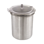 Thumbnail image #1 for Alegacy Foodservice Products HC20X Clear Hinged Cover, 4-1/2-Inch Diameter, Under-Rim Fit Case of 12