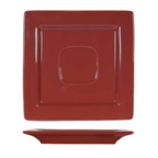 Thumbnail image #1 for International Tableware Elite Harvest EL-2-RH Square Stoneware Saucer, 5-7/8-Inch, Wide Rim, Rolled Edge, Well Ring Case of 3 Dozen