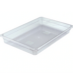 Thumbnail image #1 for Libertyware 2002 Full-Size Clear Polycarbonate Food Pan, 9 qt., 2-1/2" Deep Case of 12