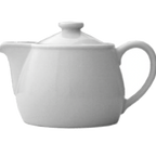 Thumbnail image #1 for Tableware Solutions USA Plain White by Continental 51CCPWD059 18 oz White China Teapot with Lid Case of 4