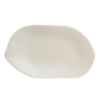 Thumbnail image #1 for Steelite International Delfin, Marisol Sandshell 7002DD022 Oval Melamine Platter, Beige, 7 x 4 1/4 Inches 1 Dozen