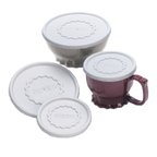 Thumbnail image #1 for Dinex Tropez DX9300B7000 Disposable Lid for High-Temperature Bowl, White