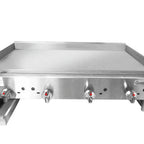 Thumbnail image #2 for Connerton CEG-17-M Countertop Gas Griddle, 17"W x 19" Deep Cooking Surface, 1" Steel Plate, Manual Controls