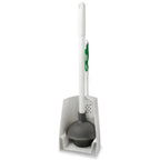 Thumbnail image #1 for Libman Commercial 1024 3-Piece Toilet Plunger and Brush Set with White Polypropylene Caddy Case of 2