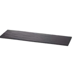 Thumbnail image #1 for TableCraft Products Frostone MGL2 Rectangular Melamine Display Tray, 20-3/4" x 6-3/8", Black Slate Case of 3