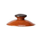 Thumbnail image #1 for Steelite Performance, Craft Terracotta 11330494 Ceramic Club Lid 2, 4.38", Terracotta 1 Dozen