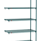 Thumbnail image #1 for Metro Super Erecta SA-2460K3-86-A5 Super Adjustable Super Erecta Wire Add-On Wire Shelving Unit, 60"W x 24"D x 86"H, 600 lb. capacity per shelf, 2000