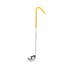 Thumbnail image #1 for Thunder Group SLOL202 1 oz Stainless Steel Serving Ladle with Yellow Vinyl Handle, One-Piece Case of 120