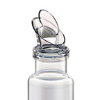Thumbnail image #1 for Cal-Mil 3300-28NODRIP Dripless Pour Lid for Salad Dressing Bottle, Clear Case of 12