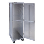 Thumbnail image #1 for Cres Cor 1501840D Mobile Enclosed Pan Rack Cabinet, Non-Insulated Aluminum, 40-Capacity, 18 x 26 in Fixed Slides