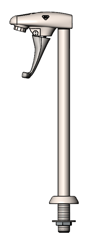 Product image #5 for EverSteel 12-Inch Deck Mount Stainless Steel Manual Glass Filler Faucet