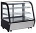 Thumbnail image #5 for Omcan 27-Inch Countertop Full-Service Refrigerated Display Case, 4.24 Cu. Ft., Curved Glass, Stainless Steel