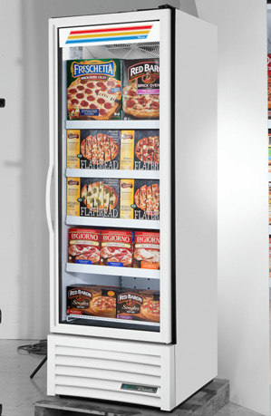 Product image #8 for True Full-Length Glass Door Freezer Merchandiser, 1-Section, Standard Depth, Black, -10°F