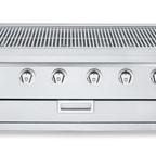 Thumbnail image #1 for Crown Verity Built-in IBI42-GO-FLT 42-Inch Built-In Outdoor Charbroiler, 6 Burners, Stainless Steel Grates